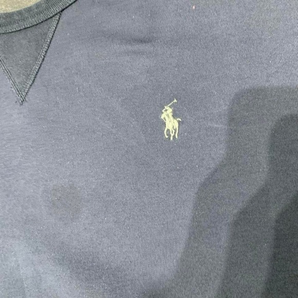 Y2K Polo Ralph Lauren Navy Crewneck - Picture 2 of 8